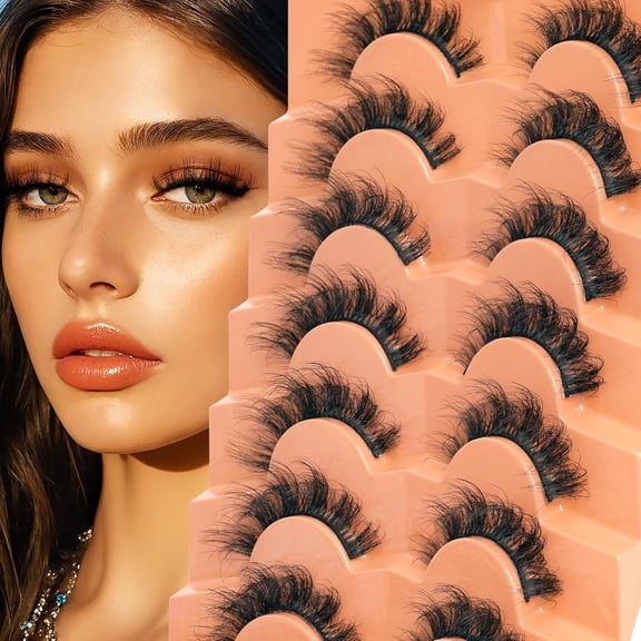 False Eyelashes Natural Look 10mm Short Very Small False Lashes Wispy with 0.10mm Thin Band Every Day Naturales Fake Eye Lash Strips 10 Pairs Pack(FR105)