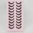thumbnail image 1 of False Eyelashes Natural Look 10mm Short Very Small False Lashes Wispy with 0.10mm Thin Band Every Day Naturales Fake Eye Lash Strips 10 Pairs Pack(FR105), 1 of 6