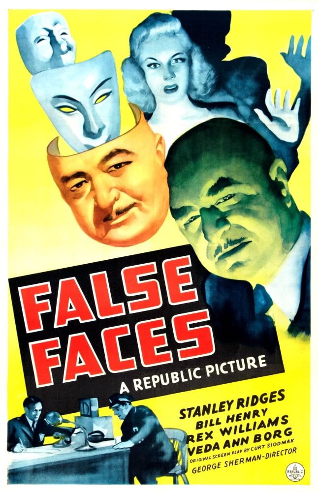 False Faces U Canvas Art - (24 x 36)