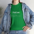 thumbnail image 1 of False - Funny Coding Programmer Computer Programming T-Shirt, 1 of 2