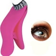 thumbnail image 1 of False Lash Clip Applicator Portable Eyelash Curlers Eyelash Separator Tool for Women Girls Rose red, 1 of 7