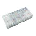 thumbnail image 1 of False Nail Tips Set, Nail Extension Supplies, Clear Natural White ABS False Nail Tips for Wedding Party Dating, 500 Pieces with Sizes 0-9 for Salon Nail Art and Home Use, 1 of 6