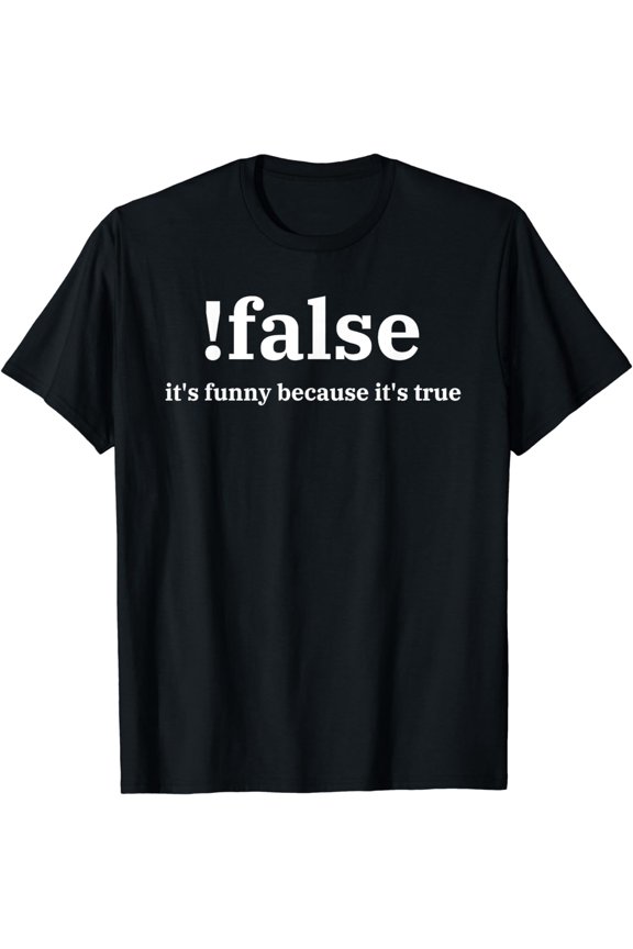 False Pun - Funny Computer Science Programmer & Coding T-Shirt