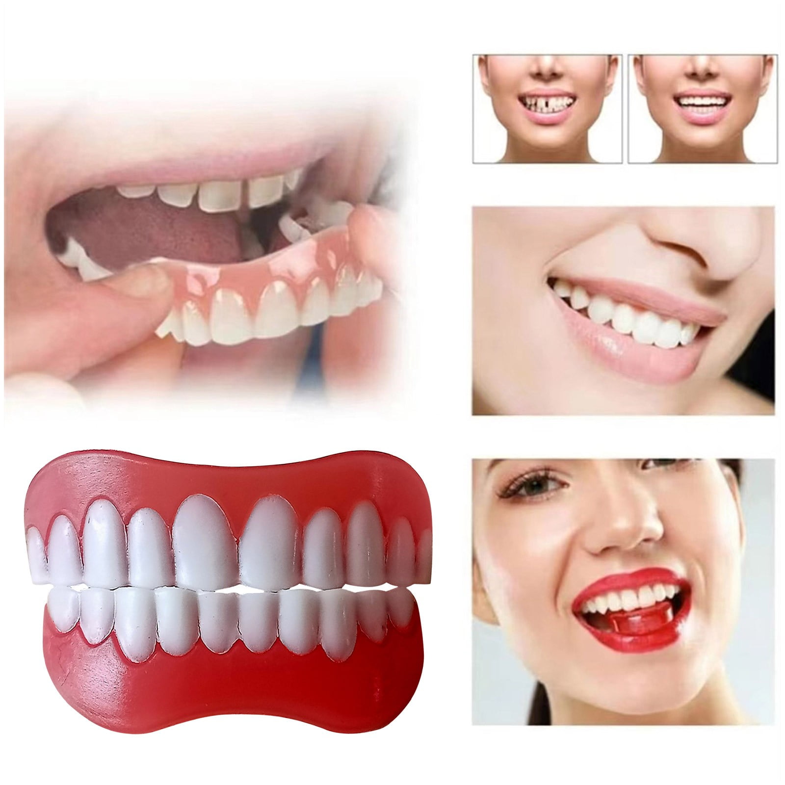 False Teeth Container Denture Boxing Makeup Color Switcher Teeth