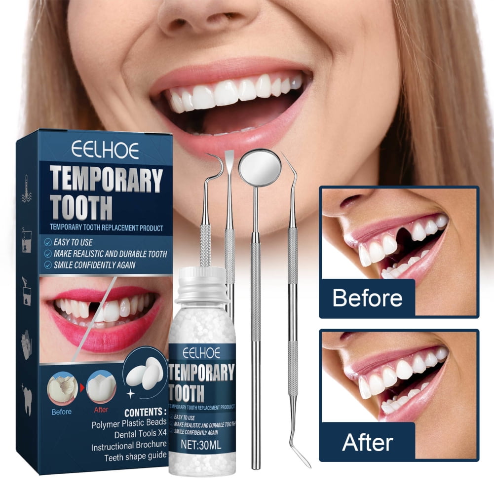 Falseteeth Teeth Solid Glue Fangs Fake Tooth Dentures Props Temporary