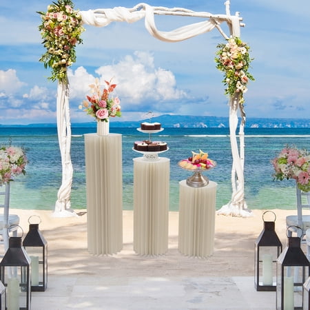 Faltbare Hochzeit Karton Vasen 3 Pcs Karton Centerpiece Display Blumen Ständer