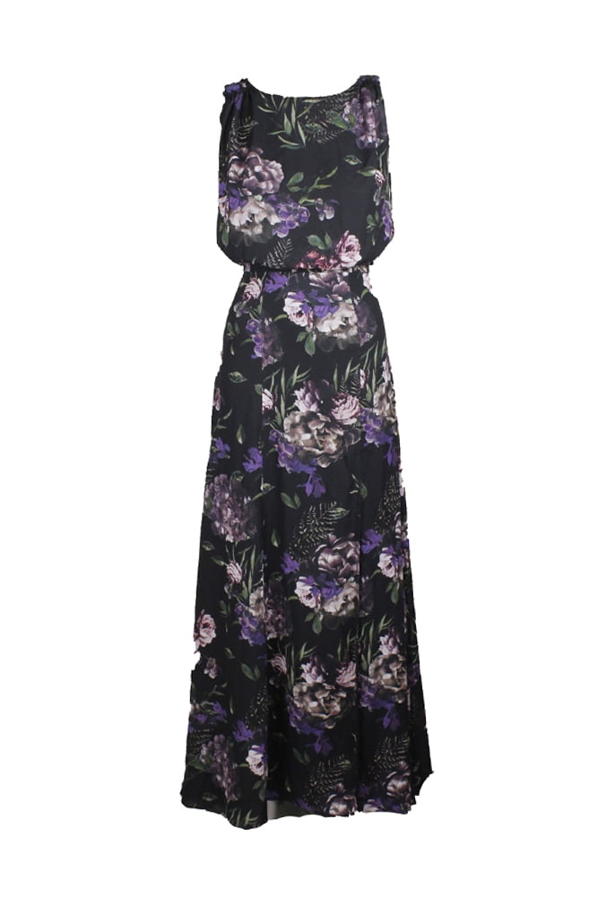fame and partners floral maxi dress Fame and Partners Floral Jacquard Satin Maxi Dress Gown NWOT