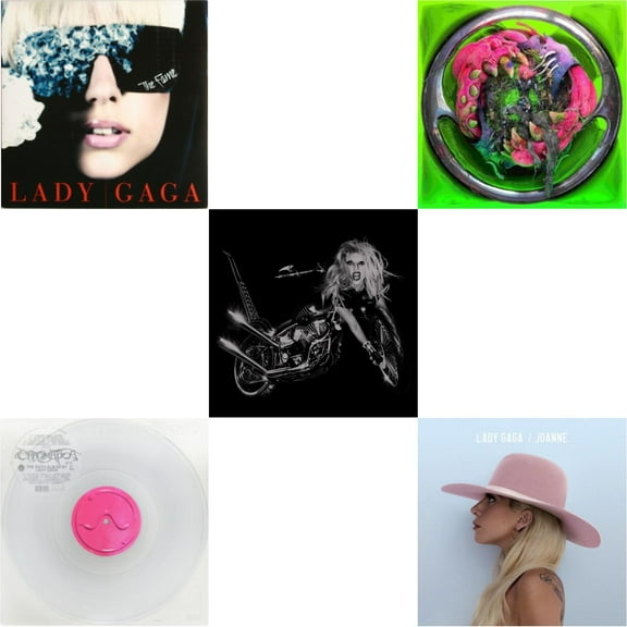 Fame & Chromatica (Milky Clear LP Vinyl) & Born This Way - The Tenth Anniversary (3LP) & Dawn Of Chromatica (Clear LP Vinyl) & Joanne
