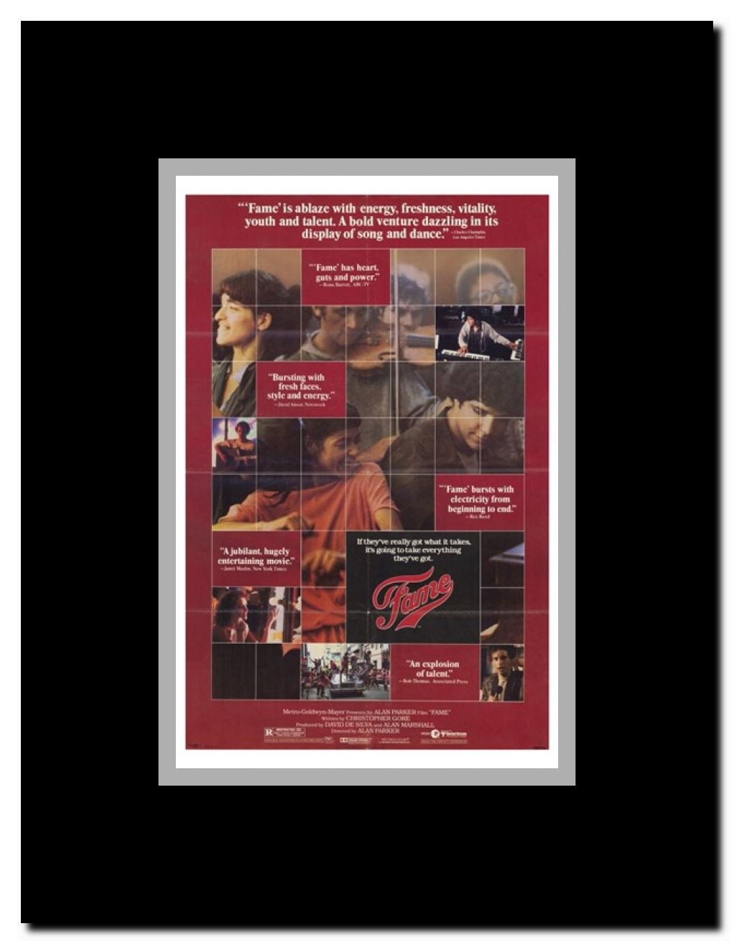 Fame Framed Movie Poster
