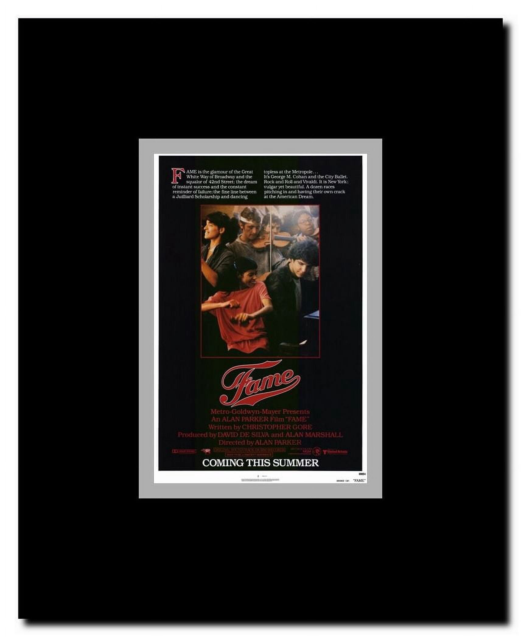 Fame Framed Movie Poster
