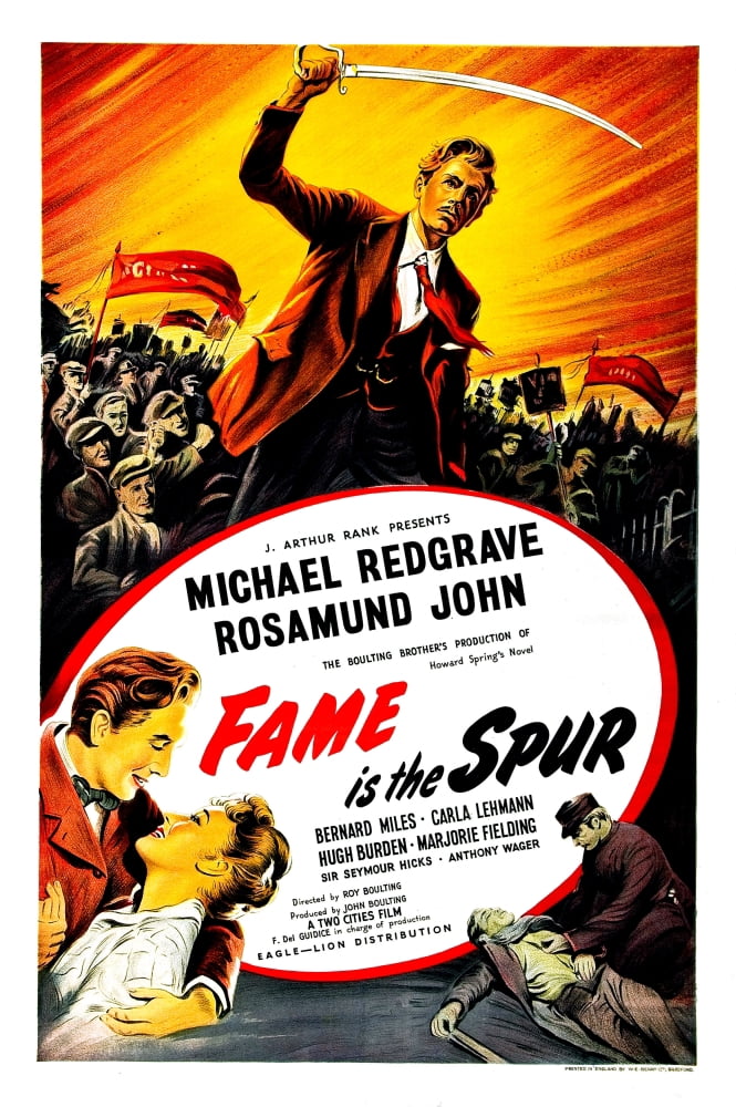 Fame Is The Spur Canvas Art - (11 x 17)