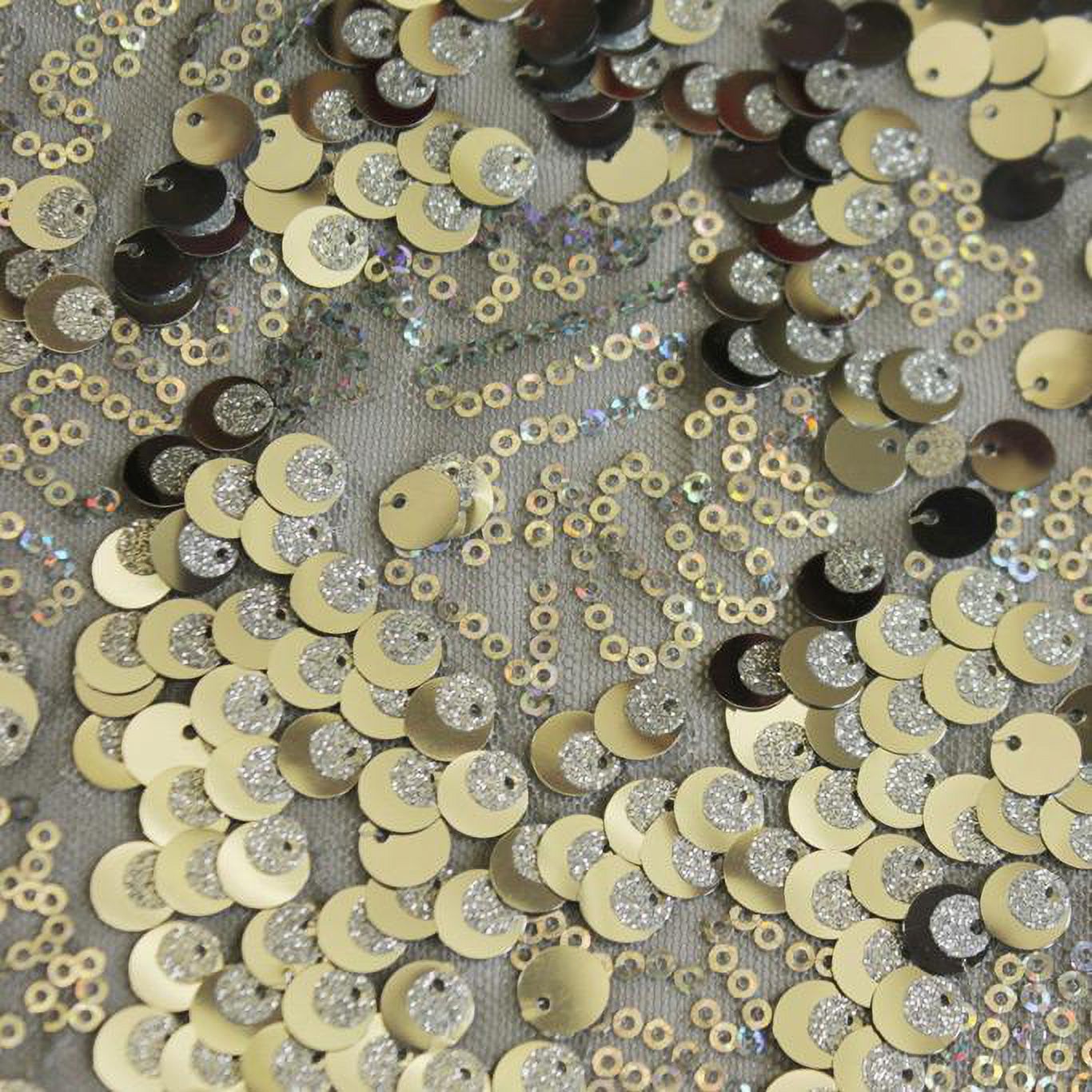 Fame Stretch Mesh Sequin Fabric Blue Moon Fabrics