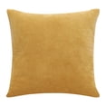 thumbnail image 1 of Ox Bay and Stacy Garcia 20" x 20" Ochre Velvet Reversible Cotton Adult Decorative Throw Pillow, 1 of 7