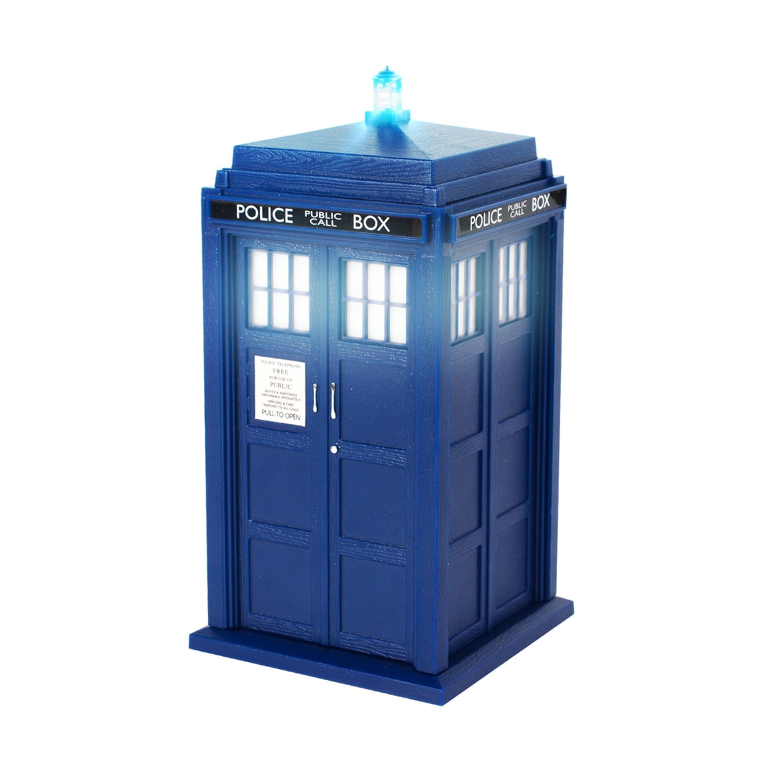 Doctor Who Tardis Wireless Bluetooth Speaker Plays Music, Lights Up, Accurate Sounds Effects |Gifts for Men or Women - Best Gifts Birthday Collectibles for Doctor Who