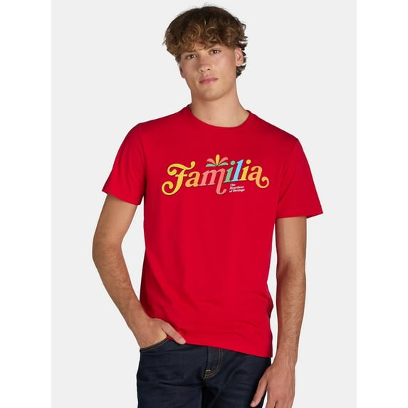 Familia Men's & Big Men's Graphic Tee with Short Sleeves, Sizes S-3XL