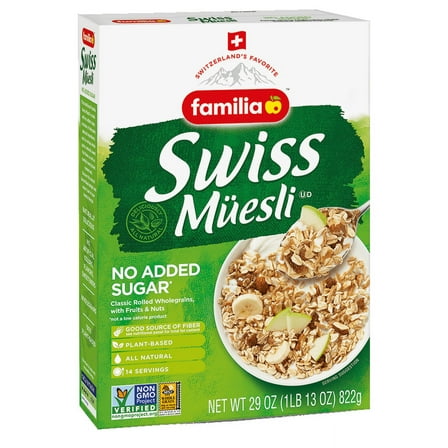 Familia Swiss Muesli, Classic Rolled Wholegrains with Fruits & Nuts, 29 oz (822 g)