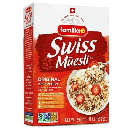 Familia Swiss Muesli Cereal, Original Recipe 29 Ounce Box (29 Ounce (Pack of 1))