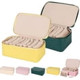 thumbnail image 1 of Familiarn Jewelry Case, Travel Jewelry Box with Small Pouches, Travel Jewelry Organizer with 12 Velvet Bags for Girls Womens Earring, Necklace, Rings, Bracelets, 1 of 7