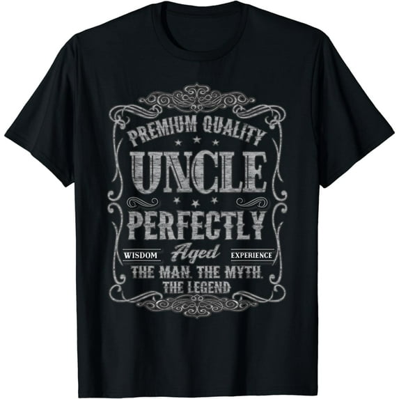 Family 365 Vintage Uncle Fathers Day Uncle Gift For Men T-Shirt