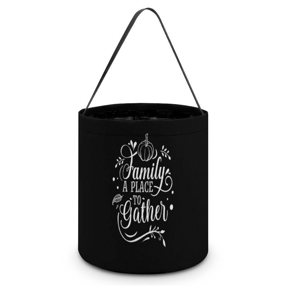 Family A Place To Gather Halloween Treat Bags Reusable Portable