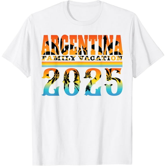 Family Argentina Vacation 2025 Matching Vacation Souvenirs T-Shirt