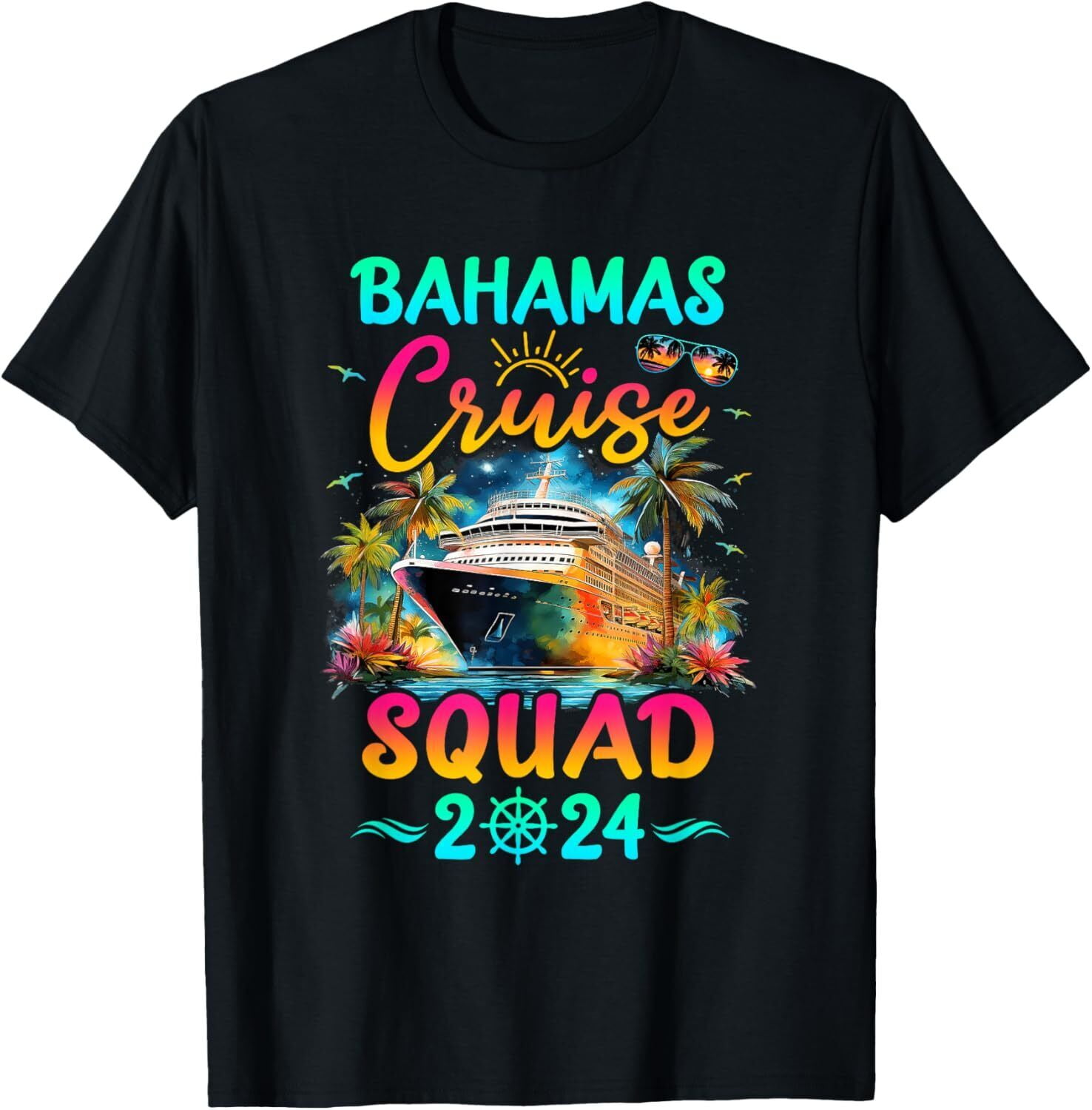 Family Bahamas Cruise Squad 2024 Summer Vacation Matching TShirt