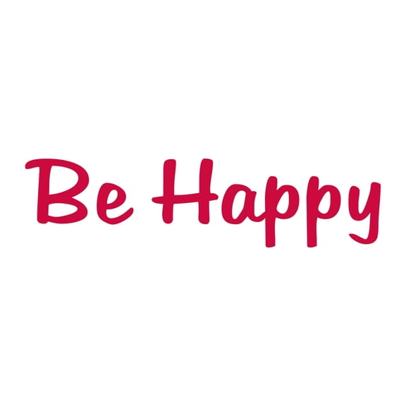 Family Be Happy Inspirational Quotes & Sayings Wall Decal Decoration Vinyl Decal Decoration Inspirational Quote Lasts Years and Easily Removable - Size: 40 In(W) x 12 In(H)