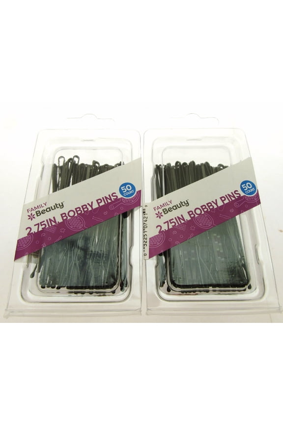 Hair Styling 2.75" Black Bobby Pins 100 pc Lot