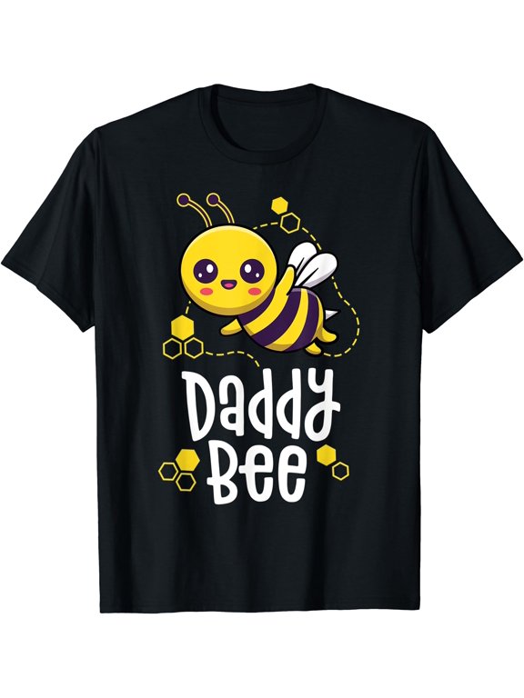 Family Bee Shirts Dad Daddy First Bee Day Outfit Birthday T-Shirt