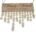 thumbnail image 1 of Family Birthday Reminder Calendar Board Wooden Family Birthday Reminder Calendar Board Decorative Birthday Tracker Plaque Wall Hanging with Wood Tags with Holes Birthday Calendar Wall Hanging, 1 of 7