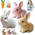 thumbnail image 1 of Family Bunny Pal, Better Life Bunny Toy, Fanyil Bunnypal, Bunby - My Realistic Bunny Toy, Bumpy Realistic Bunny, Life Like Bunny That Moves, Vitality Bliss Realistic Bunny (3 PCS Mix Color), 1 of 9