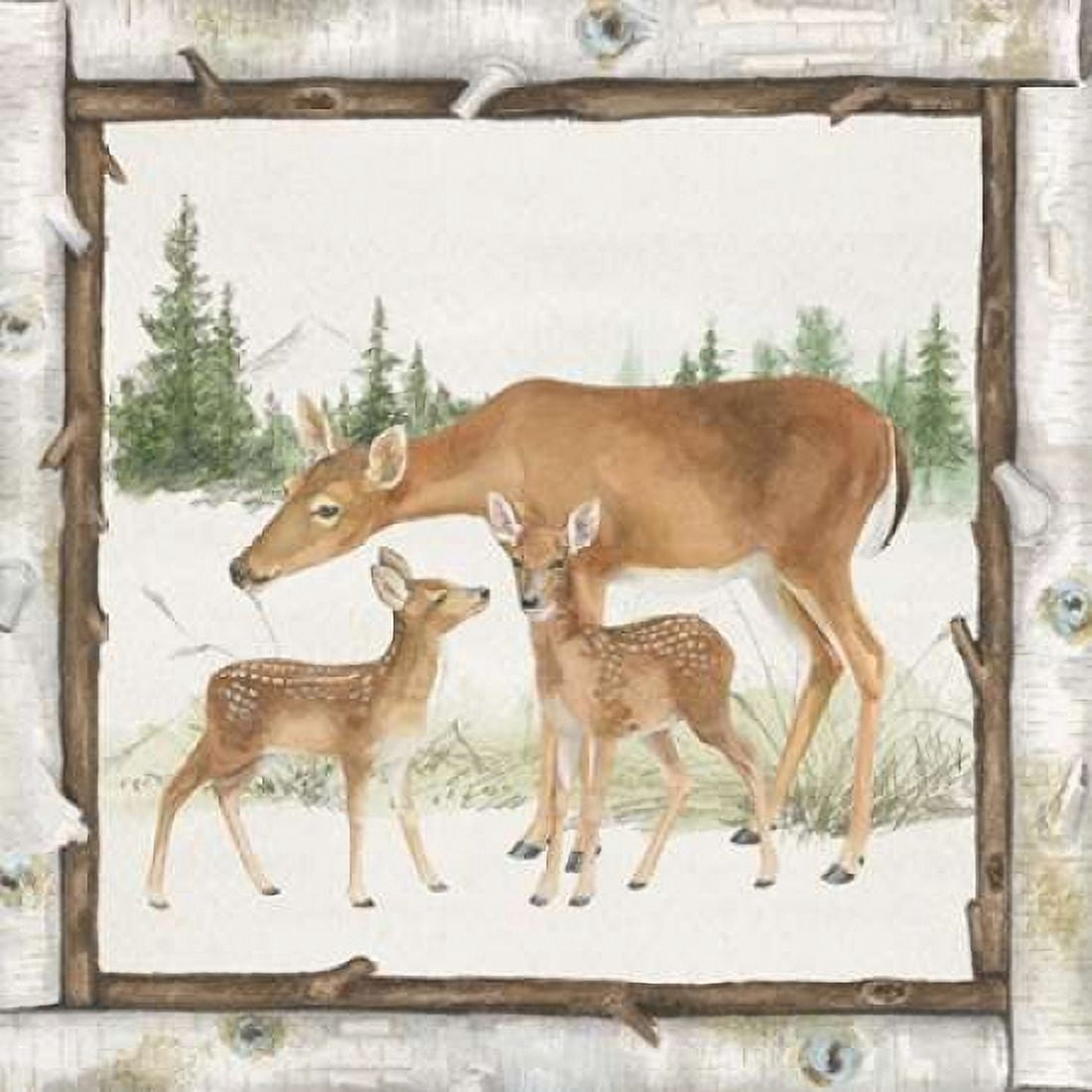 Family Cabin II Canvas Art - Beth Grove (24 x 24)