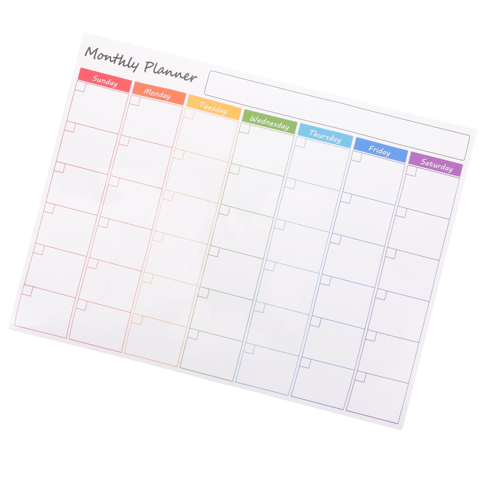 Family Calendar Dry Erase Board for Fridge Monthly Planner Magnets Magnetic Whiteboard ...
