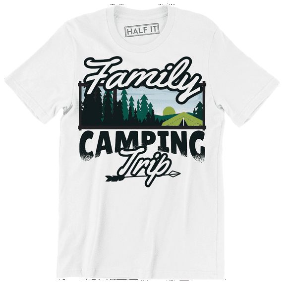 Family Camping Trip Happy Summer Vacation Men's T-Shirt