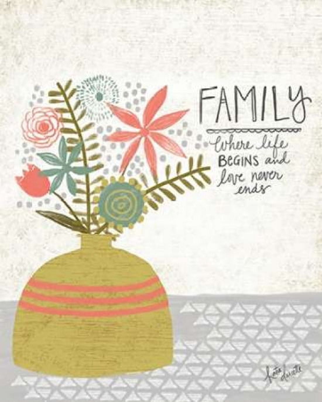 Family Canvas Art - Katie Doucette (24X30)
