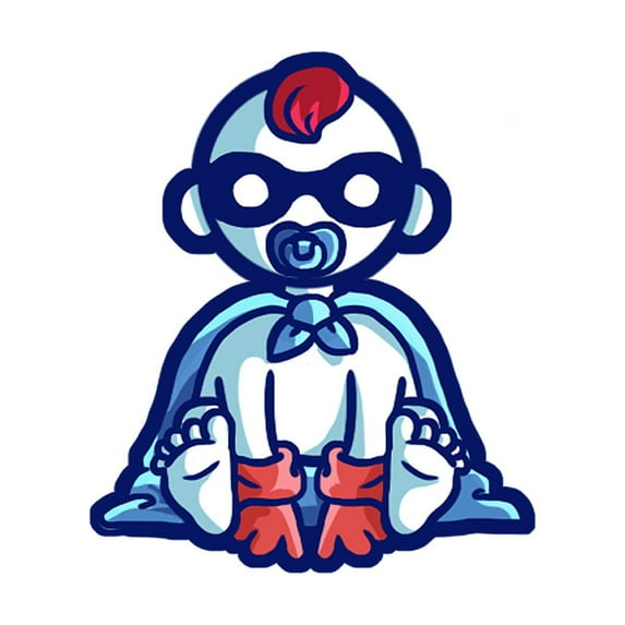 Family Car Decals - Superhero Family Baby Family Decal