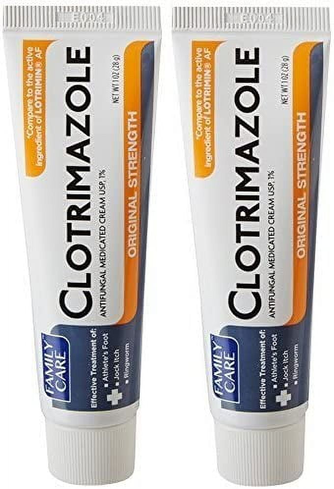 Family Care Clotrimazole Anti Fungal Cream, 1% USP Dxrpyn, 2 Pack