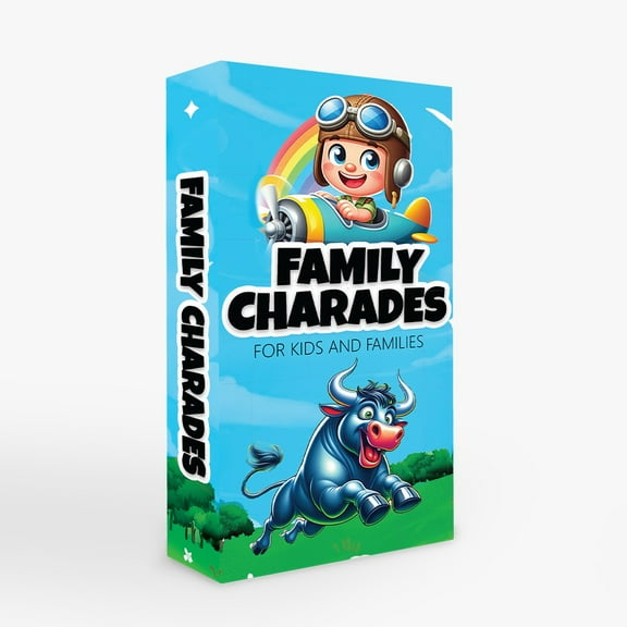 Family Charades - for Kids & Families | 4+ Players | Family Bonding Game | Stocking Stuffers | Ages 4+ |