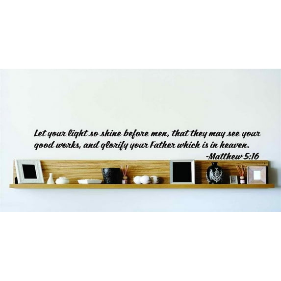 Family Christ died for us Inspirational Religious Wall Decal Decoration Inspirational Romans 5:8 Bible Verse Lasts Years and Easily Removable - Size: 10 In(W) x 10 In(H)