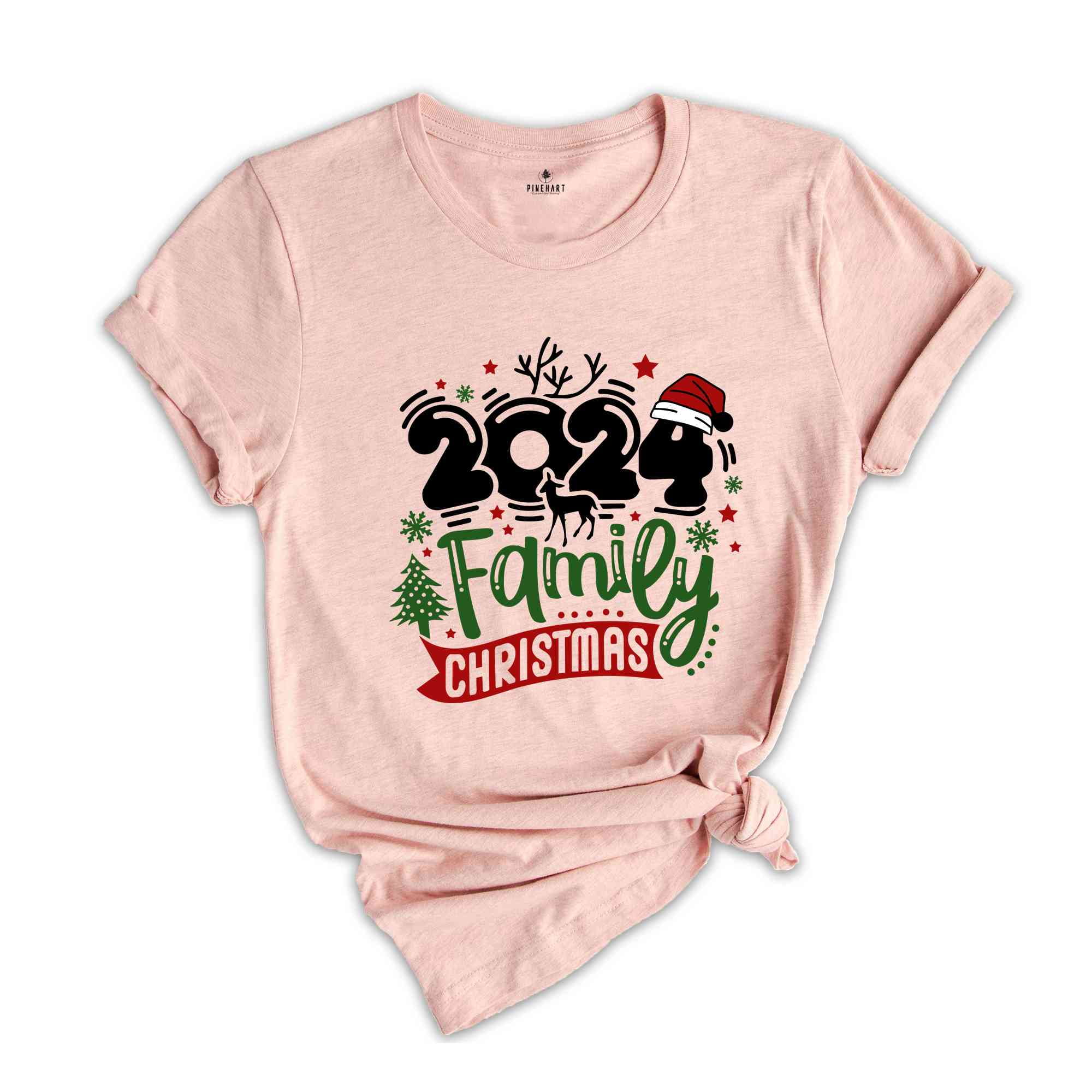 Family Christmas 2024 Shirt, Christmas Shirt, Matching Christmas Santa