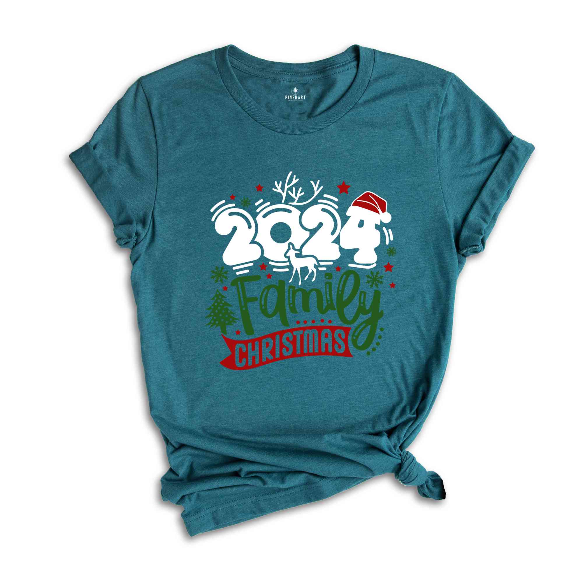 Family Christmas 2024 Shirt, Christmas Shirt, Matching Christmas Santa