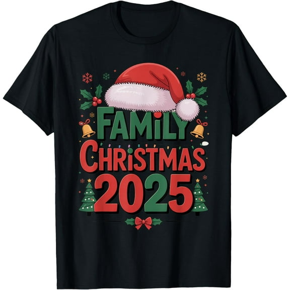 Family Christmas 2025 Matching Group T-Shirt