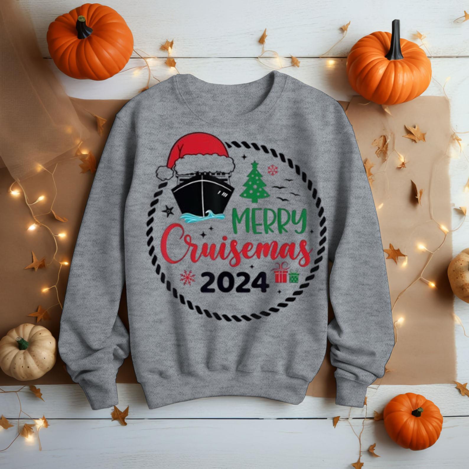 Family Christmas Cruise 2024 Merry Cruisemas Xmas Matching Sweatshirt