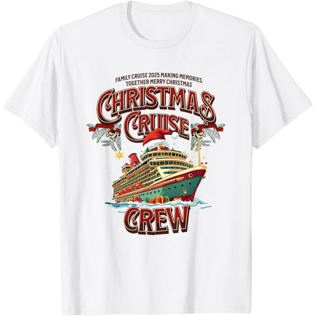 Family Christmas Cruise 2025 Family Matching Merry Christmas TShirt