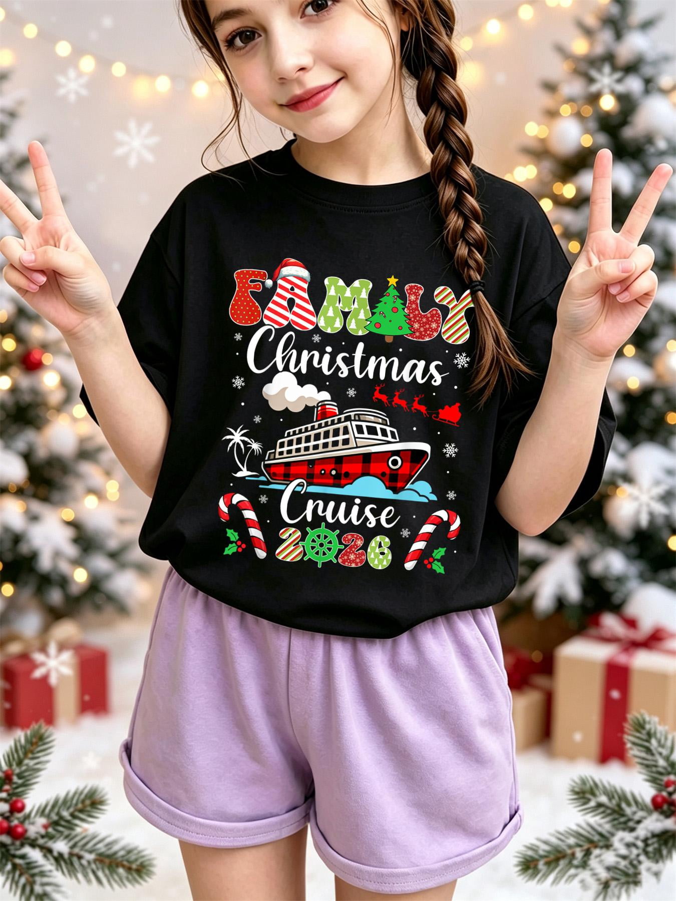 Family Christmas Cruise Squad 2026 Matching Family Xmas 2026 Kids T ...