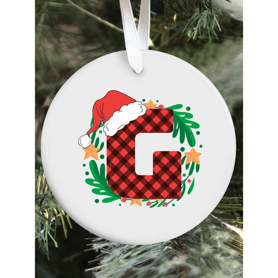 Family Christmas Ornaments Initial Christmas Decor - Decoration for Xmas Tree Gift for Christmas Party