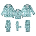 thumbnail image 1 of Family Christmas Pajama Sets Satin Pjs Long Sleeve Button down Holiday Home Sleepwear Set Matching Fall Pajamas Christmas Pajamas for Womens, 1 of 6