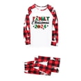 thumbnail image 1 of Family Christmas Pajamas, 2024 Family Christmas Pajamas Set Letter Printed Top Pajamas, 1 of 7
