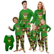 ONLYPJS Family Christmas Pajamas Grinch Christmas Matching Pajamas Sets for Family, Christmas Pjs Matching Sets Xmas Holiday Pjs for Women Men Kids Couples Loungewear Sleepwear