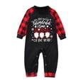 thumbnail image 1 of Family Christmas Pajamas Matching Sets Christmas Long Sleeves Sleepwaear Holiday Family Loungewear Sets, 1 of 6